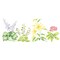 Hosta Mix Flower Wall Stencil | 1750 by Designer Stencils | Floral Stencils | Reusable Art Craft Stencils for Painting on Walls, Canvas, Wood | Reusable Plastic Paint Stencil for Home Makeover | Easy to Use & Clean Art Stencil